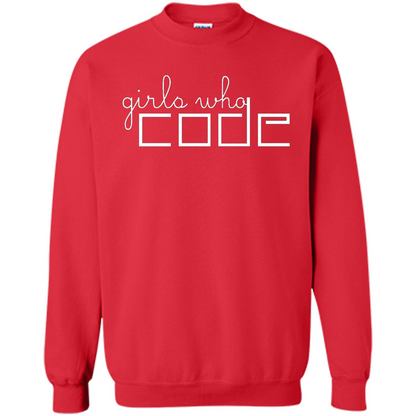 Girls Who Code T-Shirt. I'm A Girl Who Codes T-Shirt Red