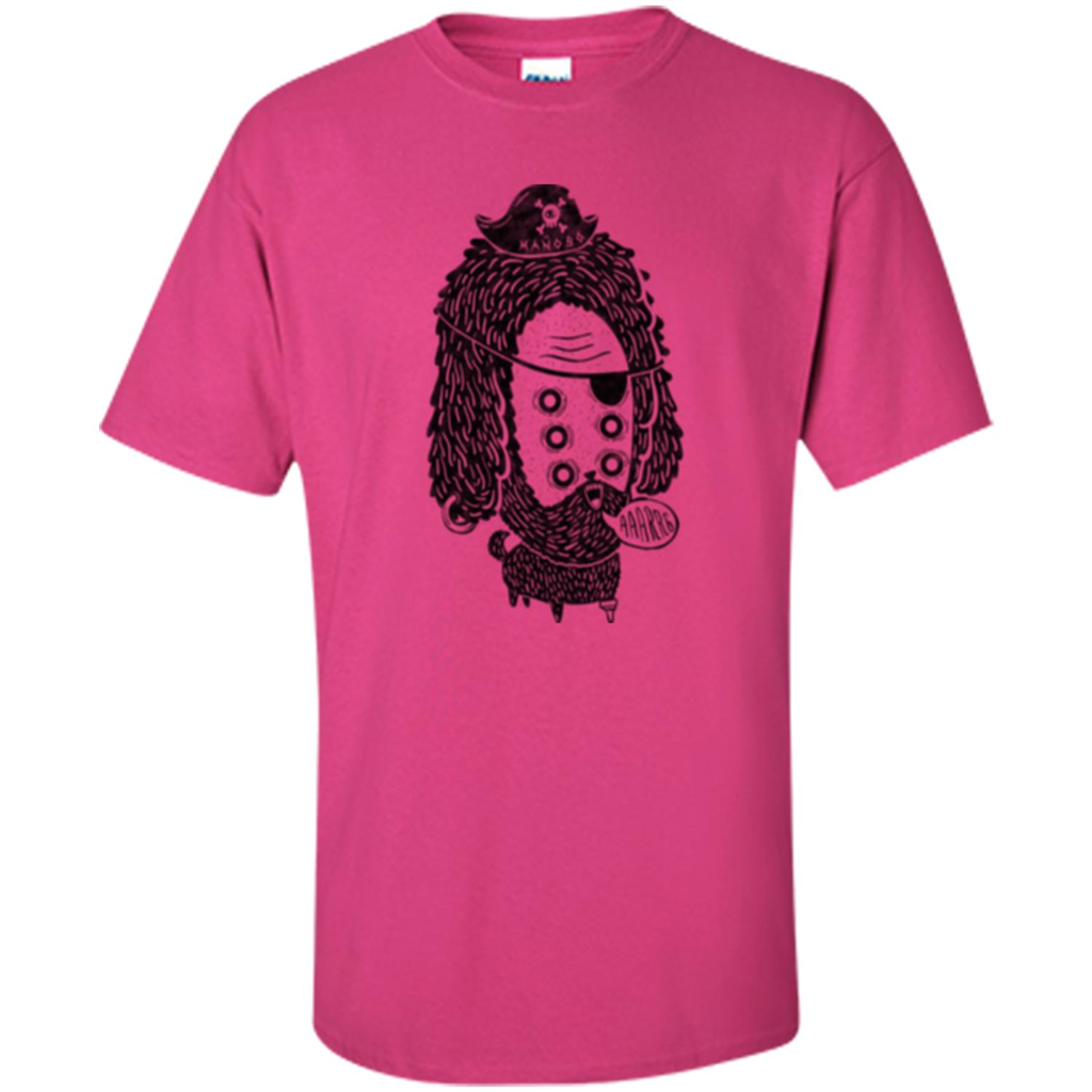 Mutant Pirate Dog T-shirt Heliconia