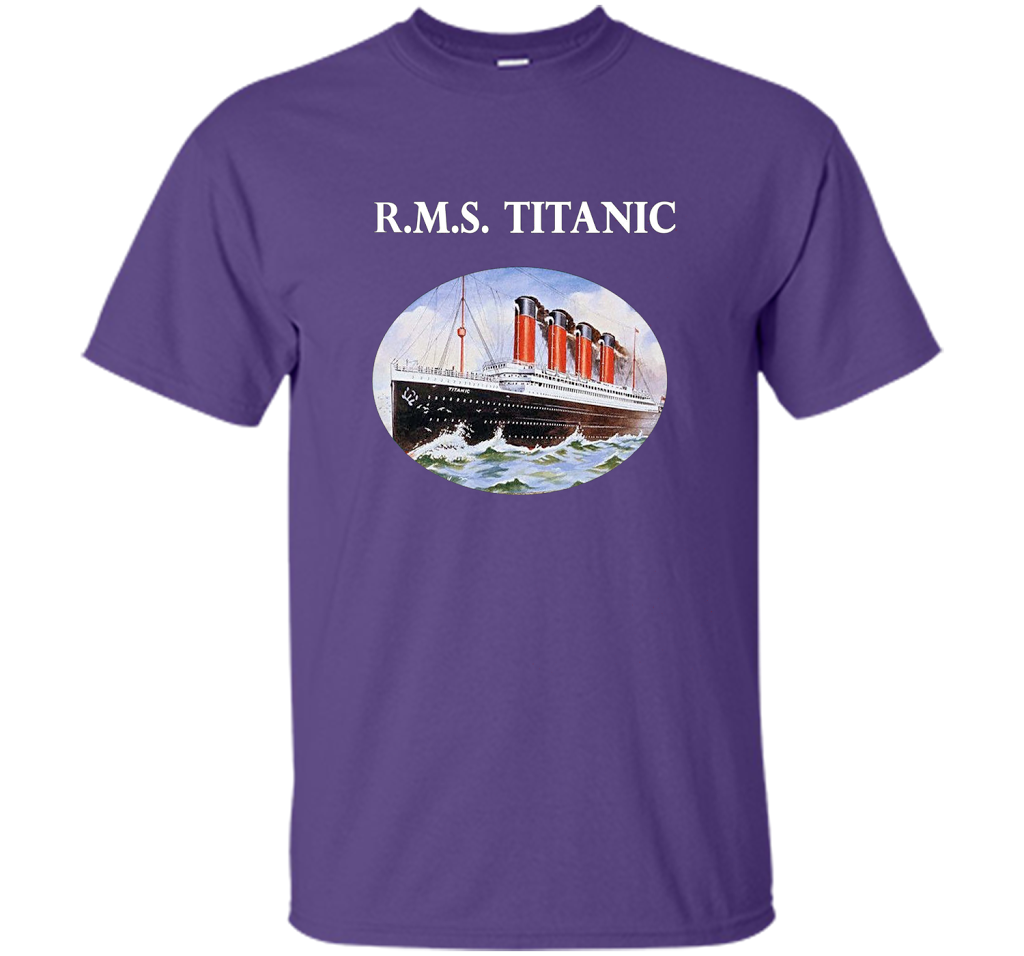 R.M.S. Titanic T-shirt Purple