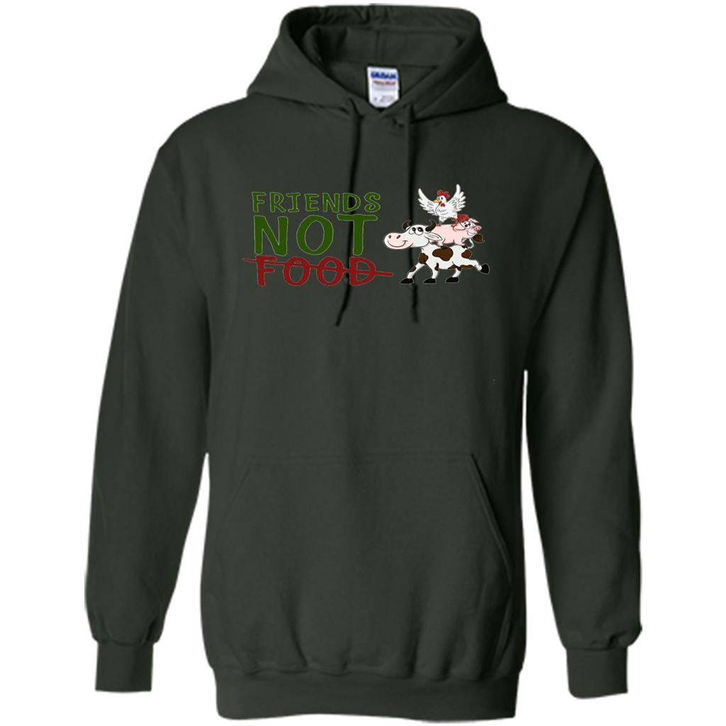 Friends Not Food T-Shirt Forest Green