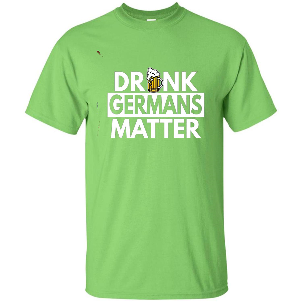 Oktoberfest T-shirt Drunk Germans Matter Lime