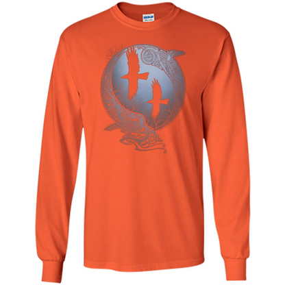 Odin's Revens T-shirt Orange