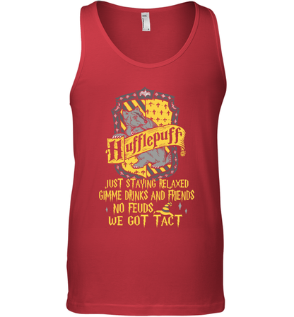 Harry Potter Quotes Hufflepuff Tank Top Tank Top Red