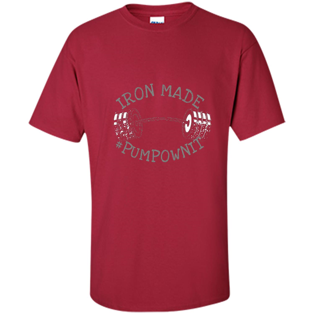 Iron Made Pumpownit Gym T-shirt Cardinal