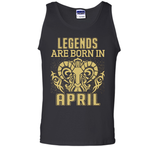 LEGENDS ARE BORN IN APRIL shirt Black