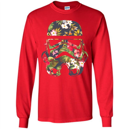 Tropical Stormtrooper Graphic T-Shirt Red
