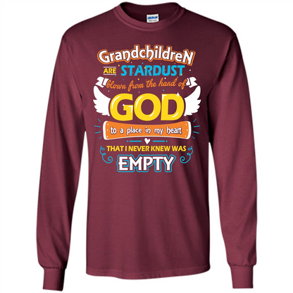 Grandchildren Are Stardust From The Hands Of God T-shirt Maroon