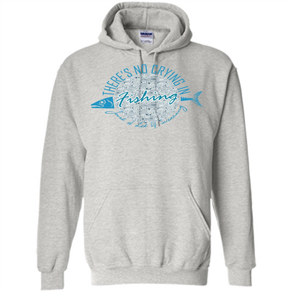 Fishing T-shirt No Crying Fishing Ash