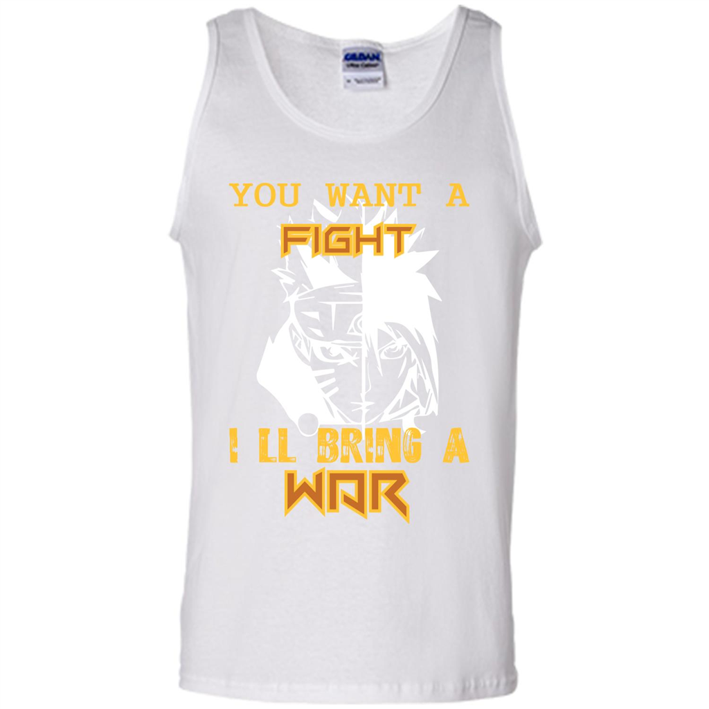 Movie T-shirt You Want A Fight I_Ñéll Bring A War White