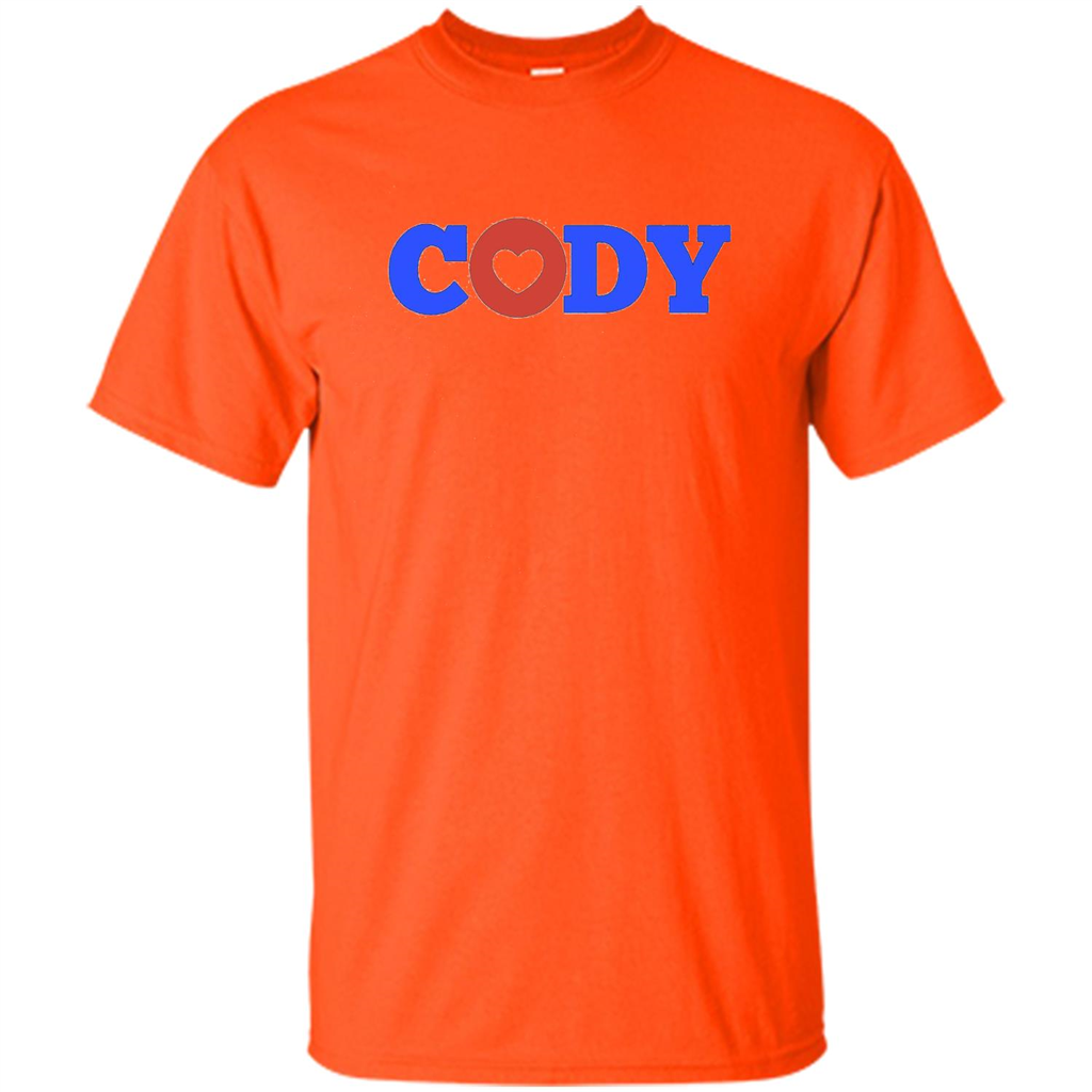 Cody Love T-shirt Dodger Fan T-shirt Orange
