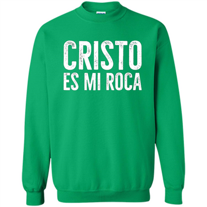 Cristo Es Mi Roca T-shirt Spanish Christian Message