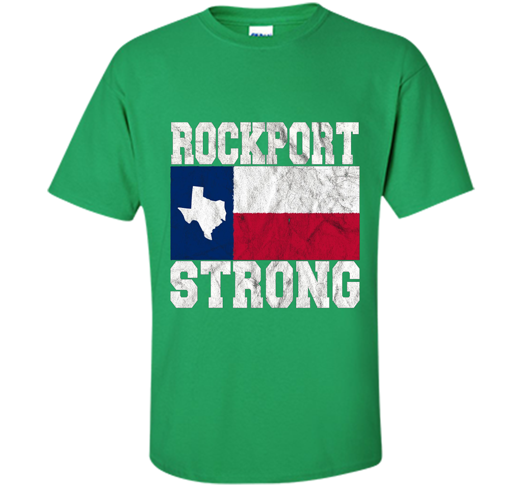 Rockport Strong, Rockport Pride, Rockport Texas T-shirt Irish Green