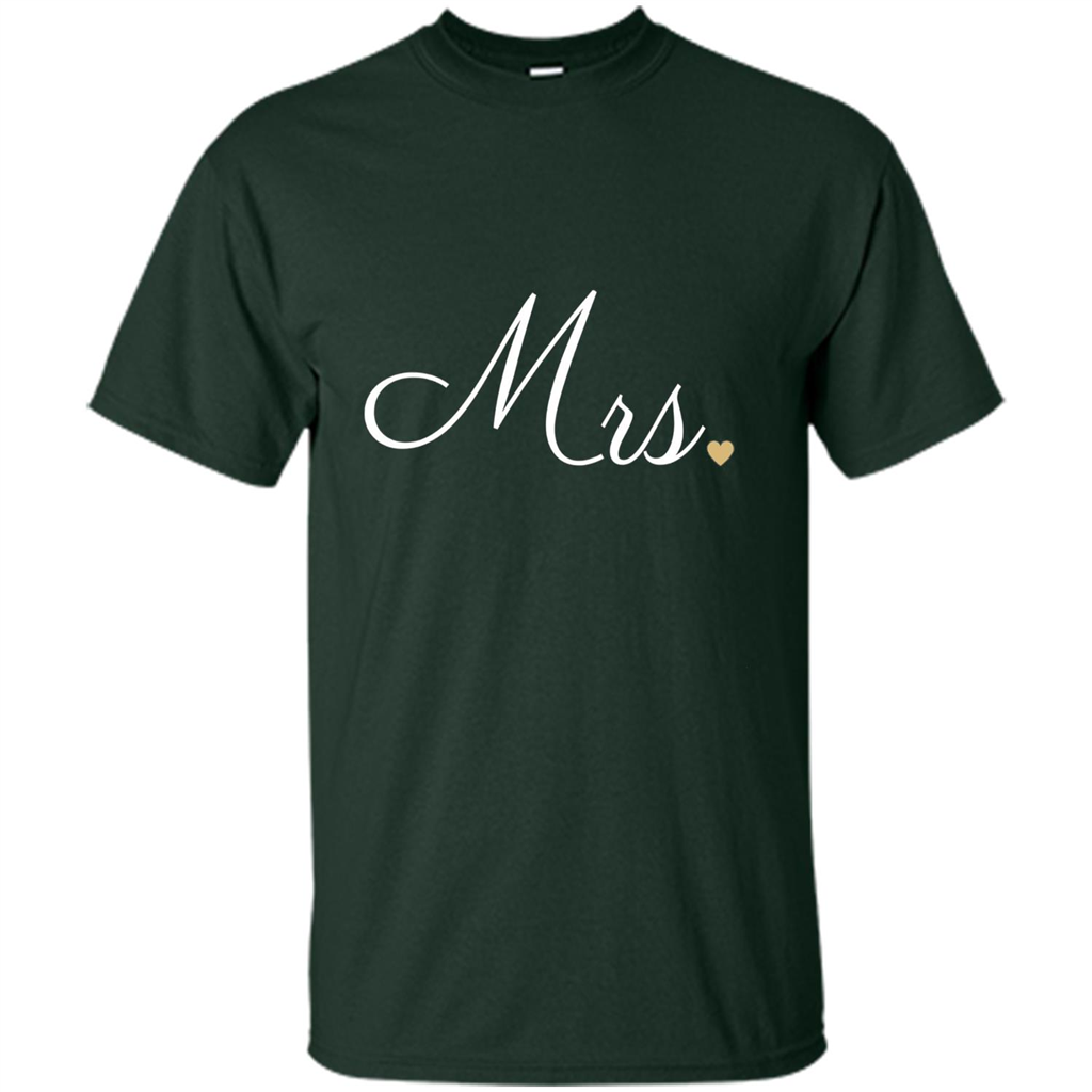 Mrs. Wedding T-shirt Forest Green