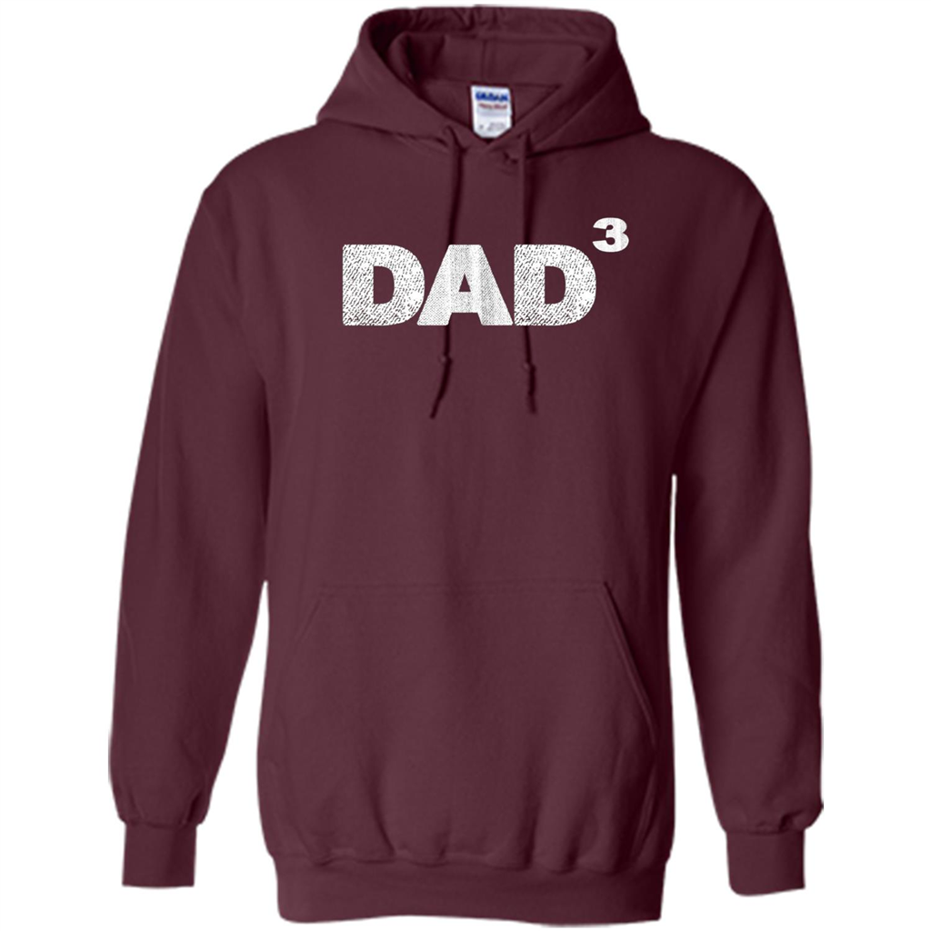 Fathers Day T-shirt Dad 3 Maroon