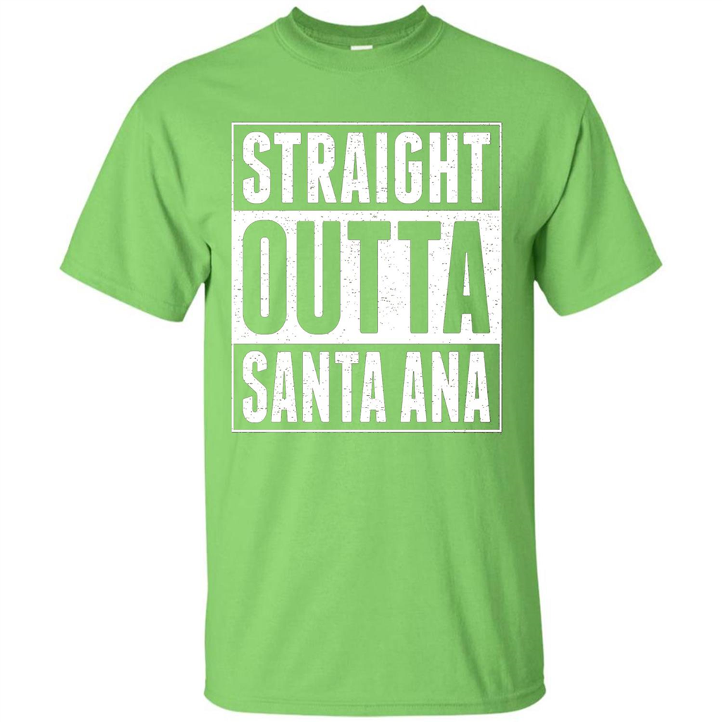 Straight Outta Santa Ana T-shirt Lime