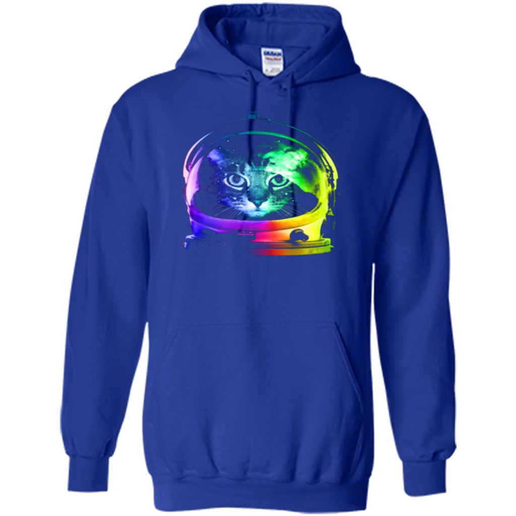 Astronaut Cat T-shirt Royal