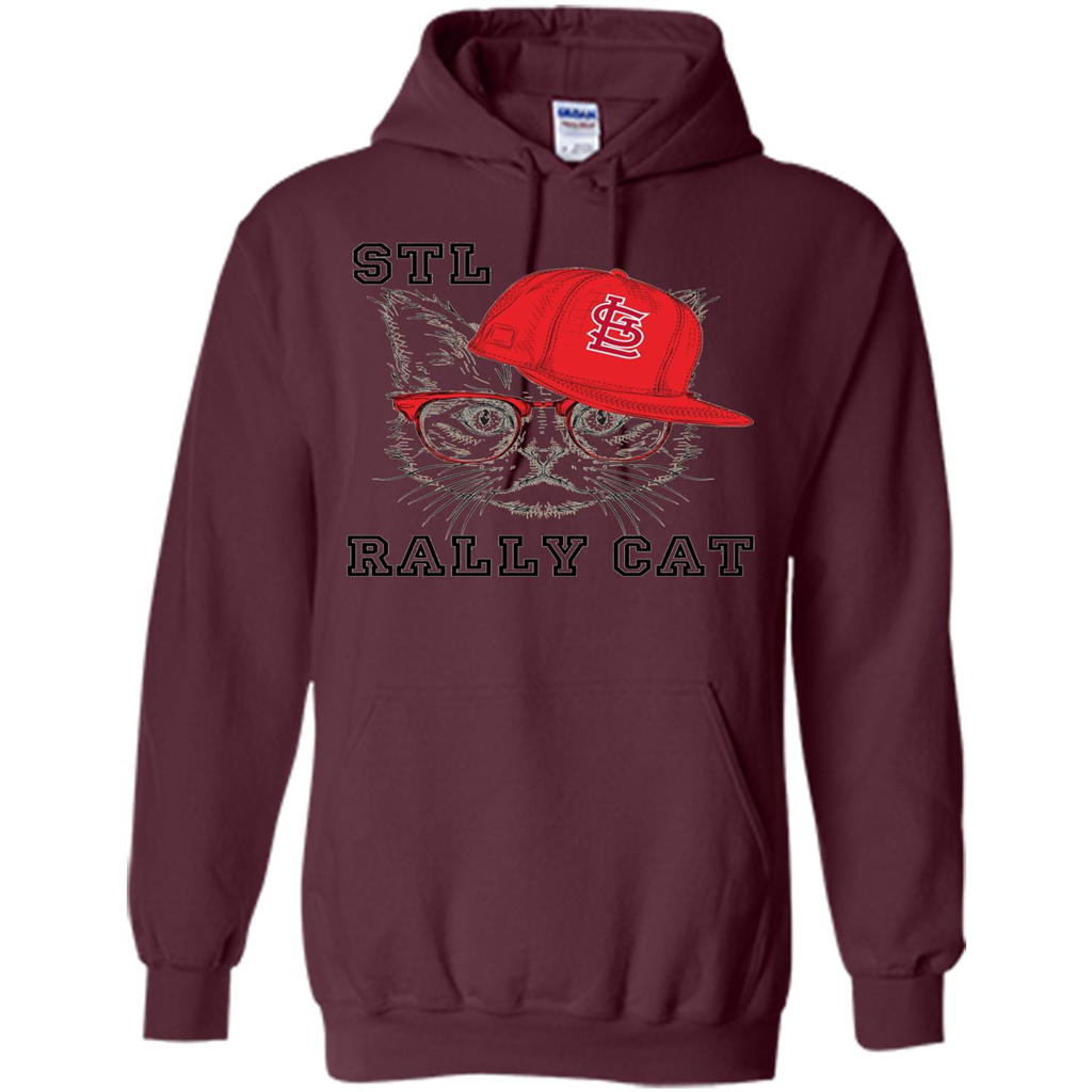 STL Rally Cat T-Shirt Saint Louis Rally Cat T-shirt Maroon