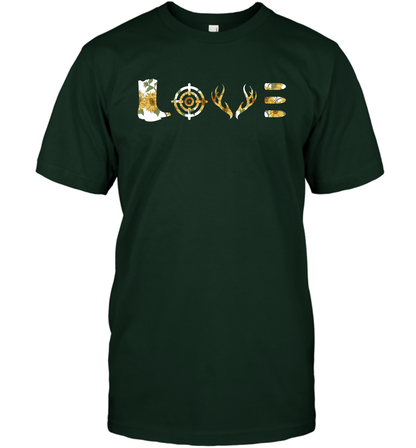 Hunting Girls Sunflower Shirt T-Shirt T-Shirt Forest Green