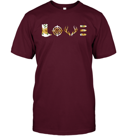 Hunting Girls Sunflower Shirt T-Shirt T-Shirt Maroon