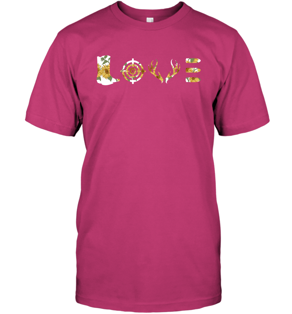 Hunting Girls Sunflower Shirt T-Shirt T-Shirt Heliconia