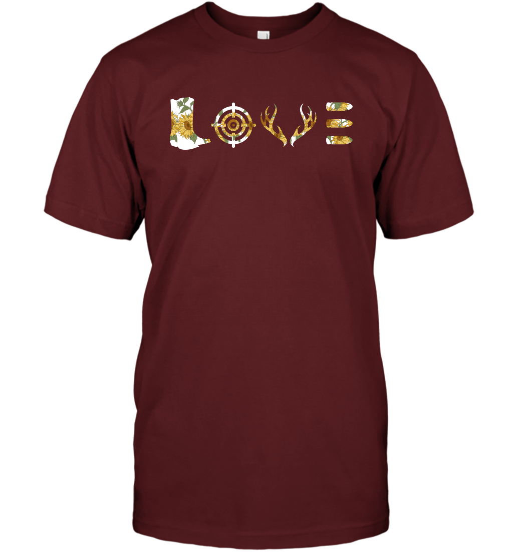Hunting Girls Sunflower Shirt T-Shirt T-Shirt Cardinal
