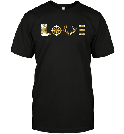 Hunting Girls Sunflower Shirt T-Shirt T-Shirt Black