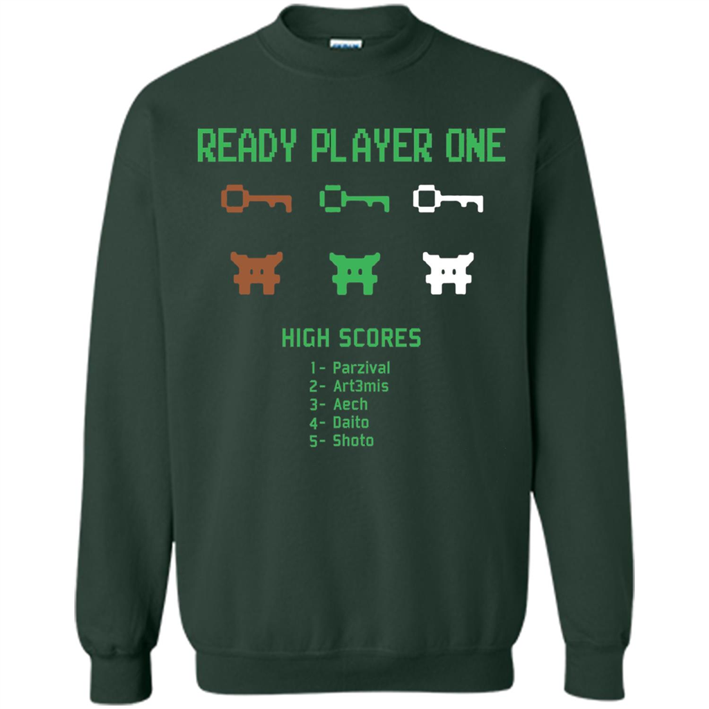 Video Games Ready Play One T-shirt Forest Green