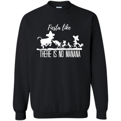 Fiesta Like There Is No Manana T-shirt Black
