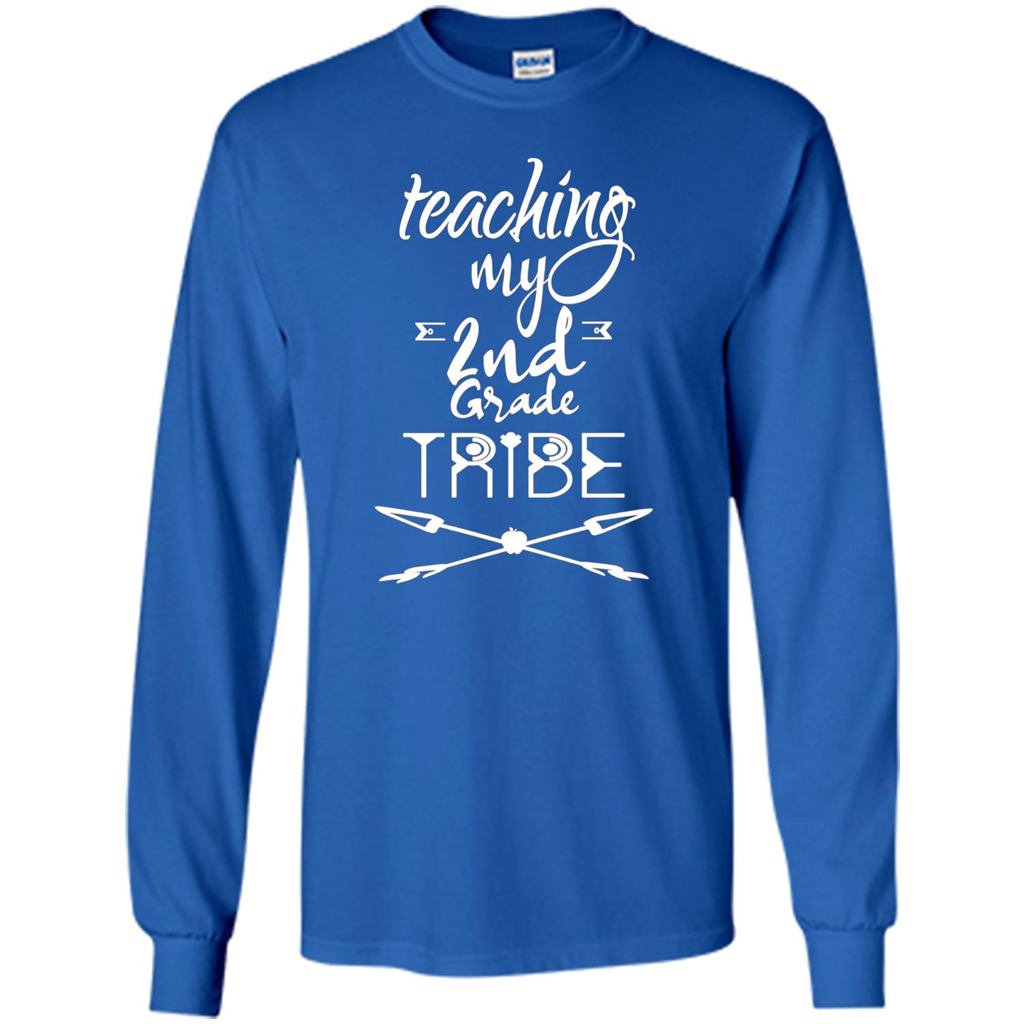 Back To School T-shirt Teaching My Second Grade Tribe Royal