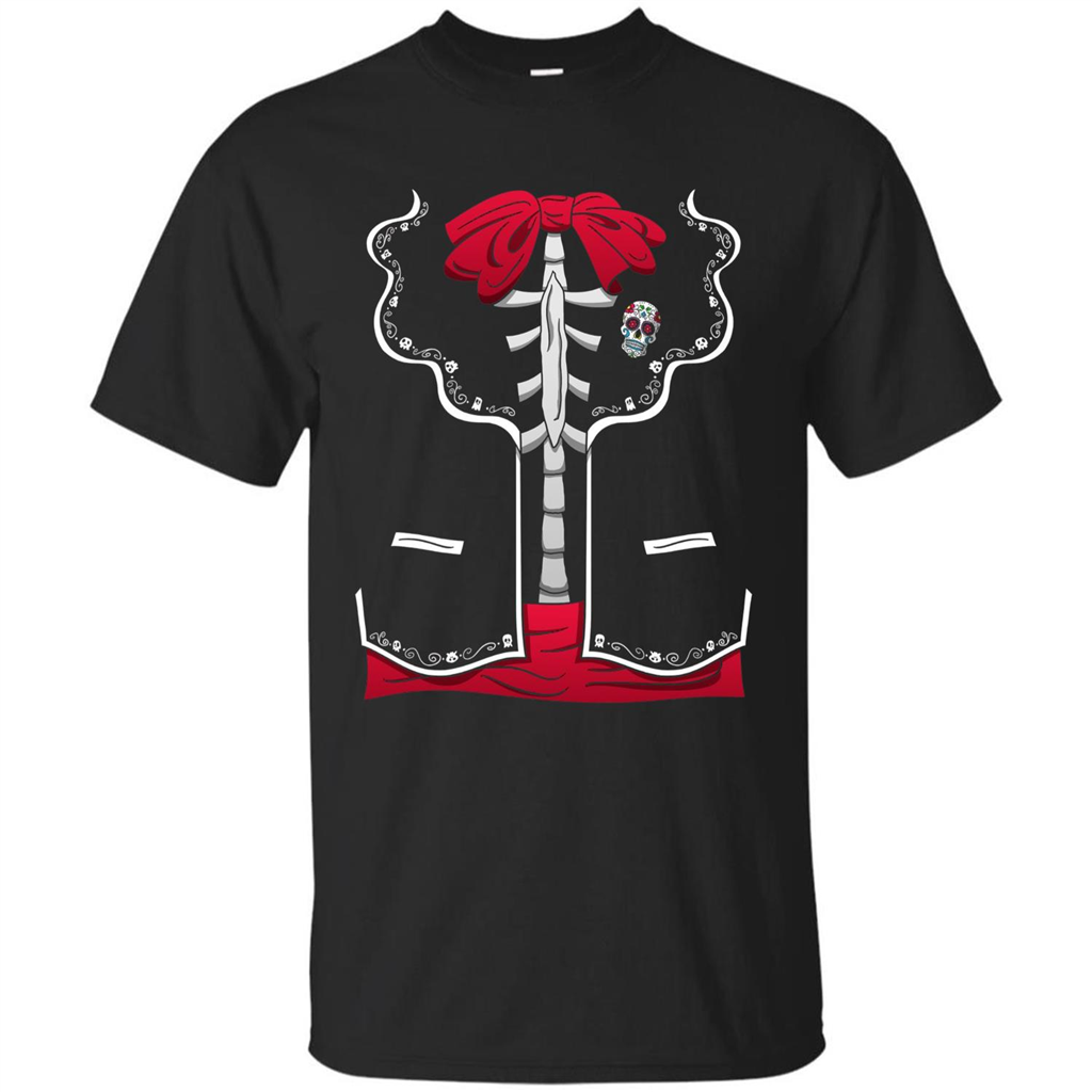 Halloween Costume Dia De Los Muertos T-Shirt Day Of The Dead Black