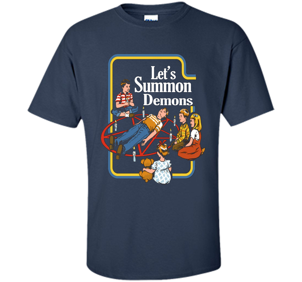 Let's Summon Demons T-Shirt Navy