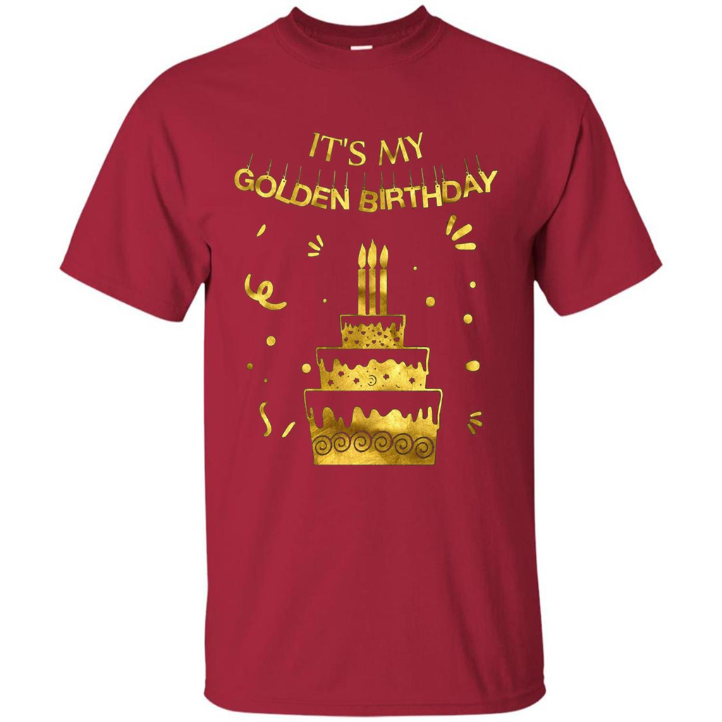 Golden Birthday T-shirt It's My Golden Birthday Cardinal