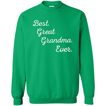 Best Great Grandma Ever T-shirt