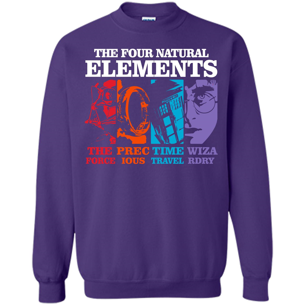 Movie T-shirt The Four Natural Elements T-shirt Orange