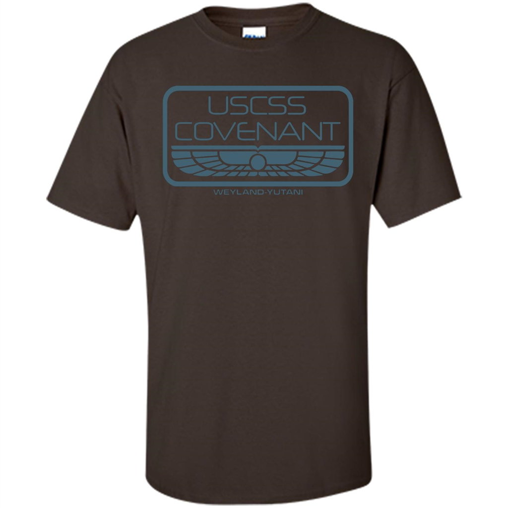 USCSS Covenant - Weyland Yutani T-Shirt Dark Chocolate
