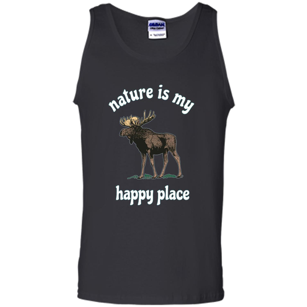 Moose's Wildlife T-Shirt Nature Is My Happy Place