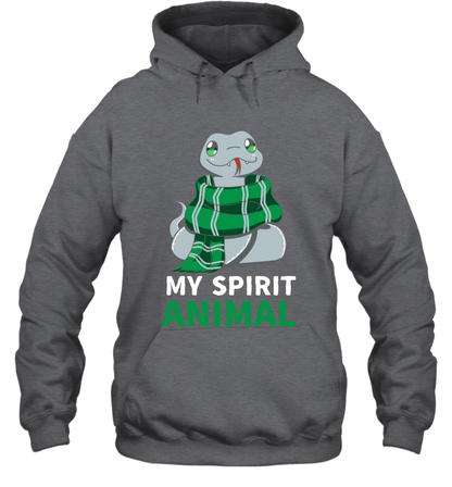 Slytherin - My Spirit Animal Harry Potter Hoodie Hoodie Dark Heather