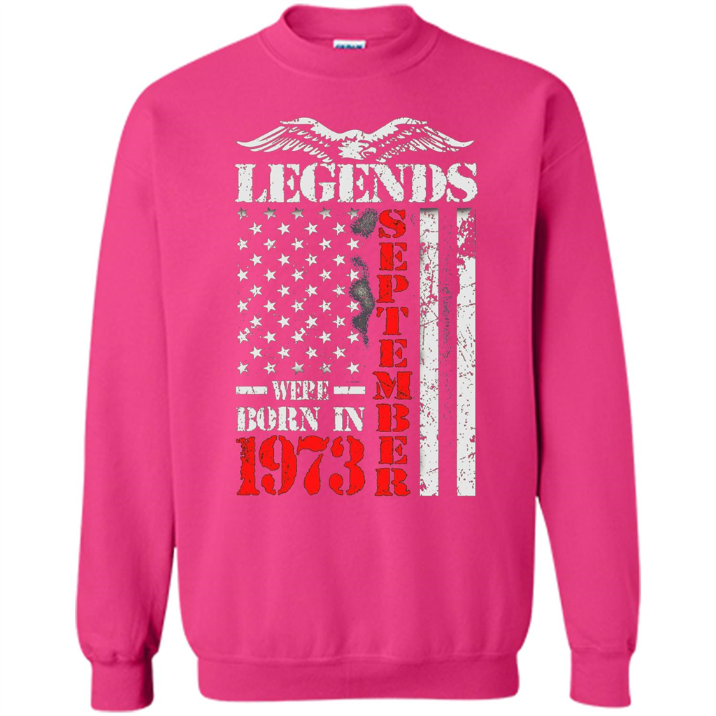 Legends Were Born In September 1973 T-shirt Heliconia