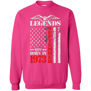 Legends Were Born In September 1973 T-shirt