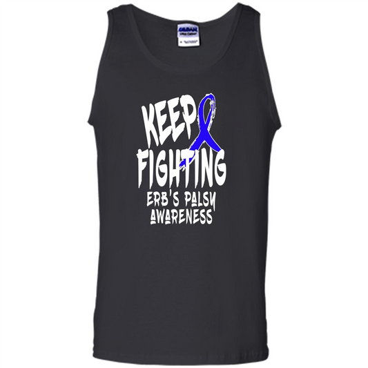 Keep Fighting ERBS Palsy Support and Awareness T-shirt Black