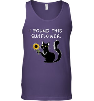 I Found This Sunflower Cat Shirt Tank Top