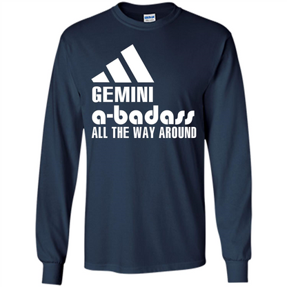 Gemini A-Badass All The Way Around T-shirt Navy