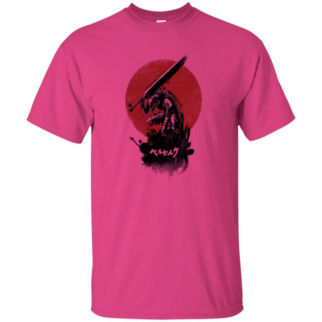 Red Sun Swordsman T-shirt Heliconia