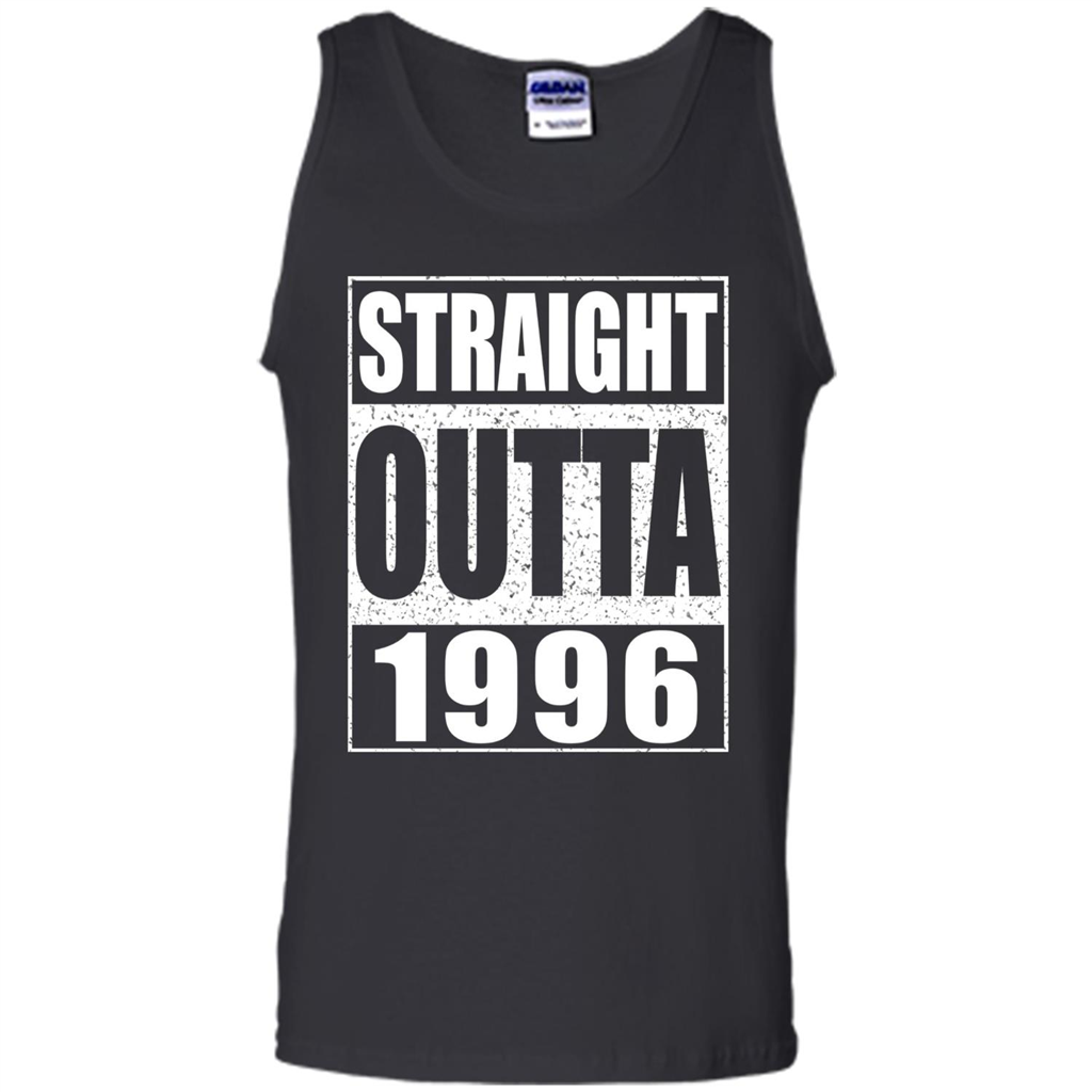 Straight Outta 1996 T-Shirt Born In 1996 Black