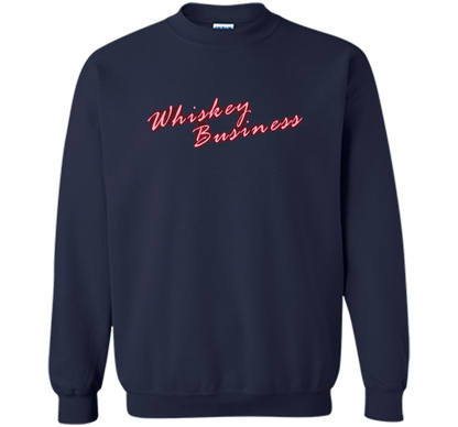 Whiskey Business Drinking 80's T-shirt shirt Navy
