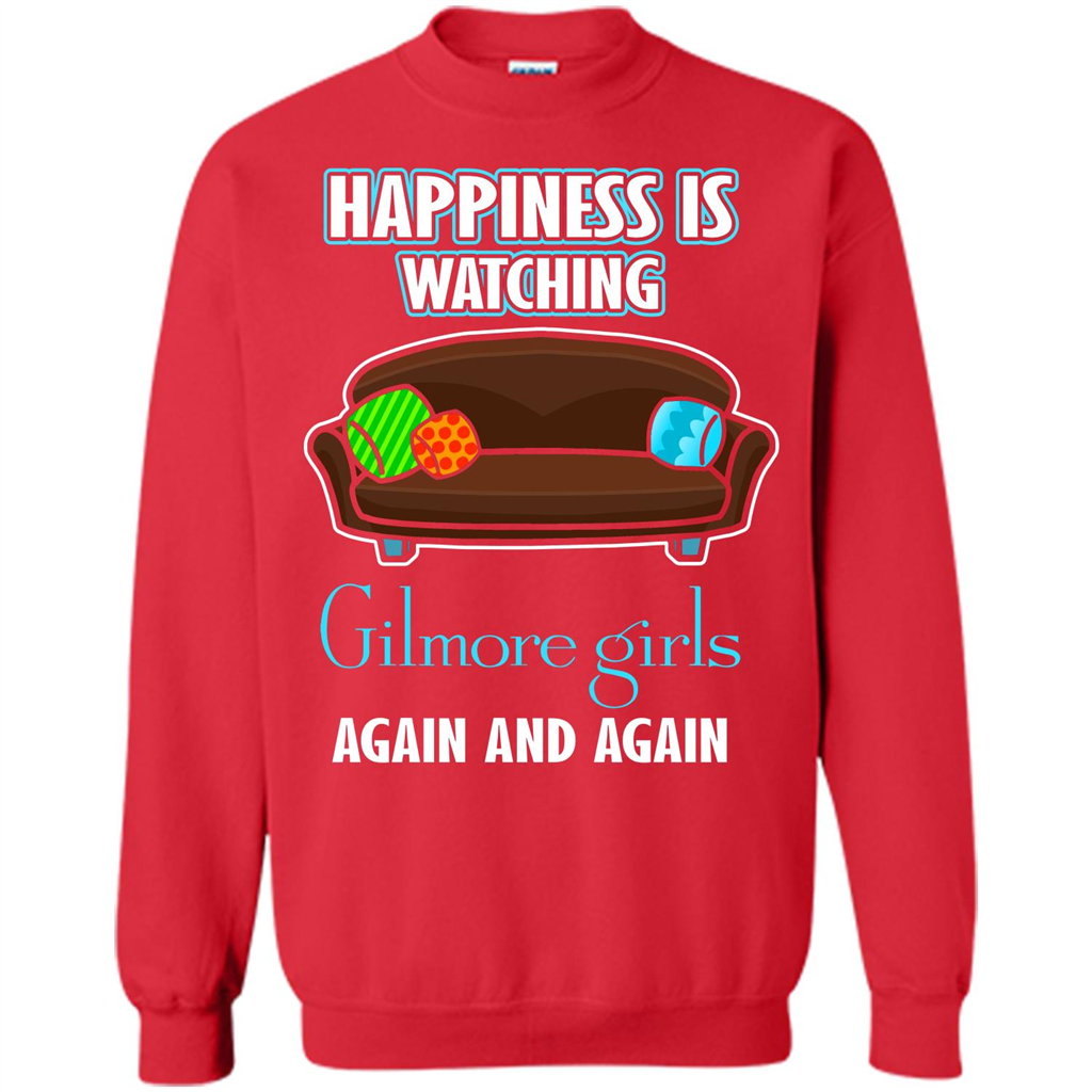 Movie T-shirt Happiness Is Watching Again And Again Red
