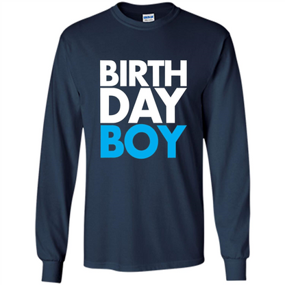 Birth Day Boy T-shirt Navy