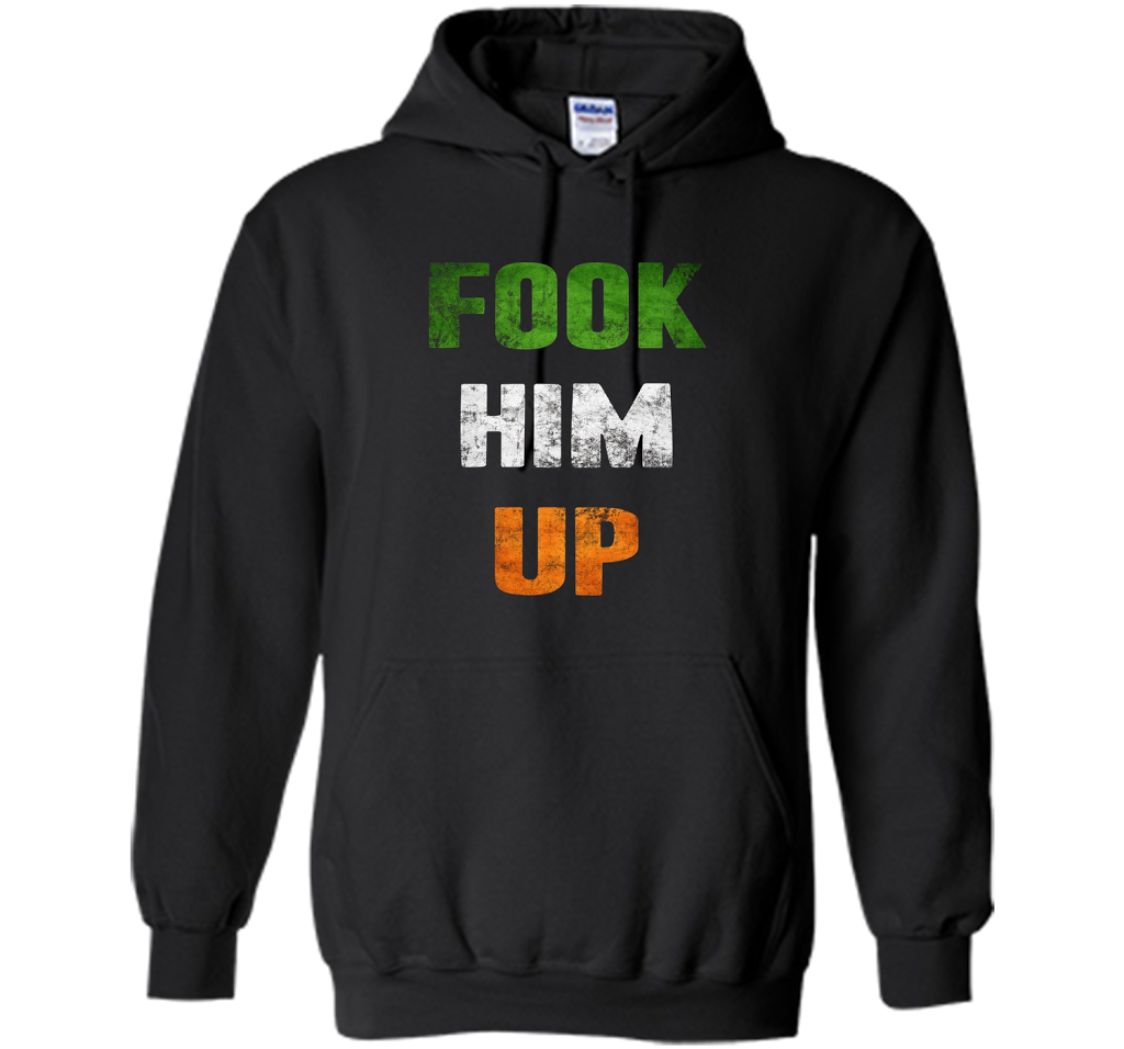 Fook Him Up Irish Boxing T-shirt - Funny Fight Tee shirt Royal