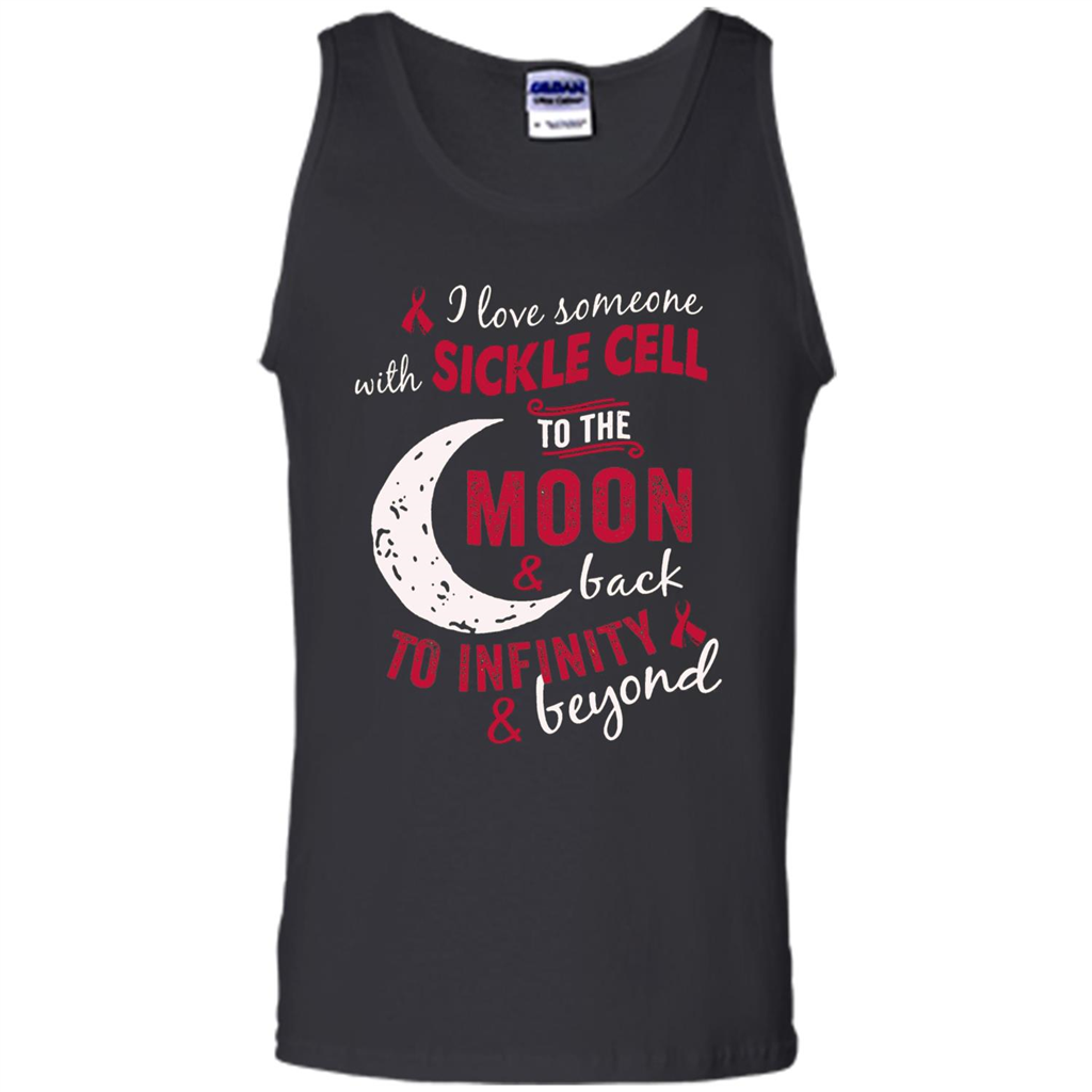I Love Someone With Sickle Cell To The Moon And Back T-shirt Black