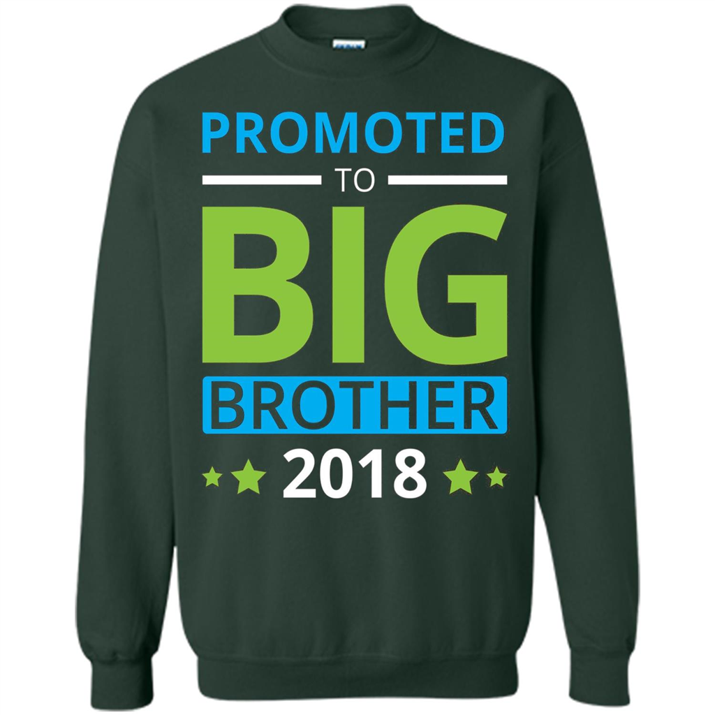 Brothers T-shirt Promoted to Big Brother 2018 T-shirt Forest Green